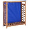 Firewood Storage Shed 41.3"x15"x45.3" Solid Acacia Wood