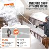 VEVOR Snow Roof Rake, 25" Plastic Blade Snow Removal Tool, 21ft Reach Aluminium Handle, Superior Roof Shovel with Anti-Slip Handle Grip