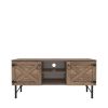 Loft Wood 2 Cupboards Vintage TV Stand