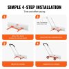 VEVOR Snow Shovel with Wheels, 37 inch Snow Shovel for Driveway, ABS Snow Shovel Pusher for Snow Removal