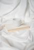 Omne Sleep 5-Piece White Brushed Microfiber Split California King Hypoallergenic Sheet Set