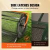 VEVOR Compost Spreader Peat Moss Spreader 24 inch Wide 24.4-26.4" Height Adjustable Lawn & Garden Spreaders Compost; Top Soil; Mulch - Durable Lightwe