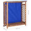 Firewood Storage Shed 41.3"x15"x45.3" Solid Acacia Wood