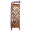 Firewood Storage Shed 41.3"x15"x45.3" Solid Acacia Wood