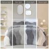 Ombre Shaggy Faux Fur Comforter Set
